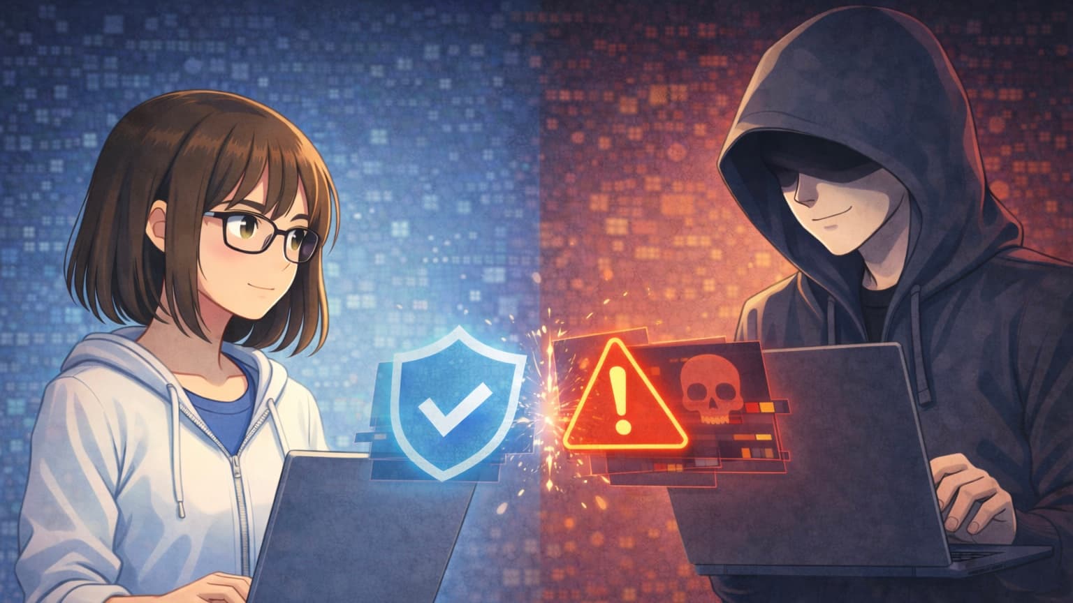 ホワイトハッカーとブラックハッカーの対比 - サイバーセキュリティにおける防御と攻撃